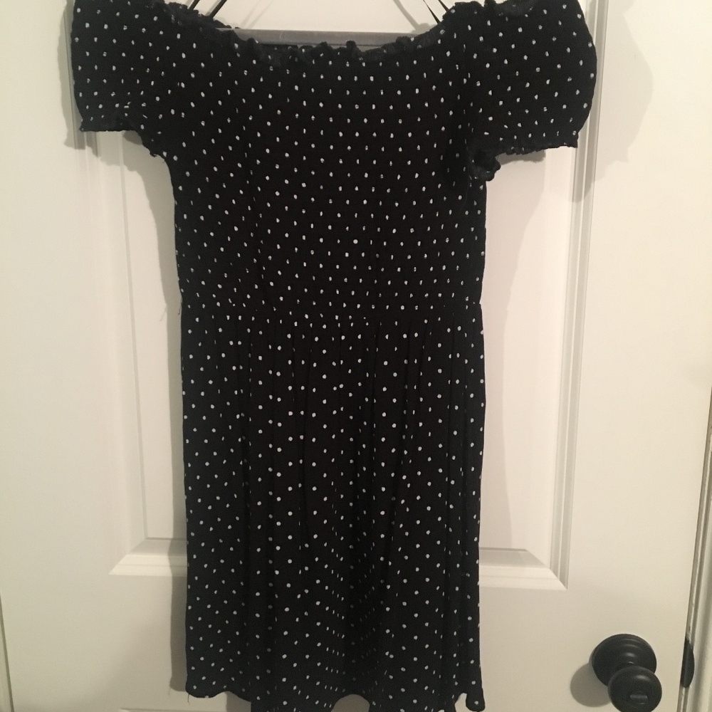 POLKA DOT MINI DRESS